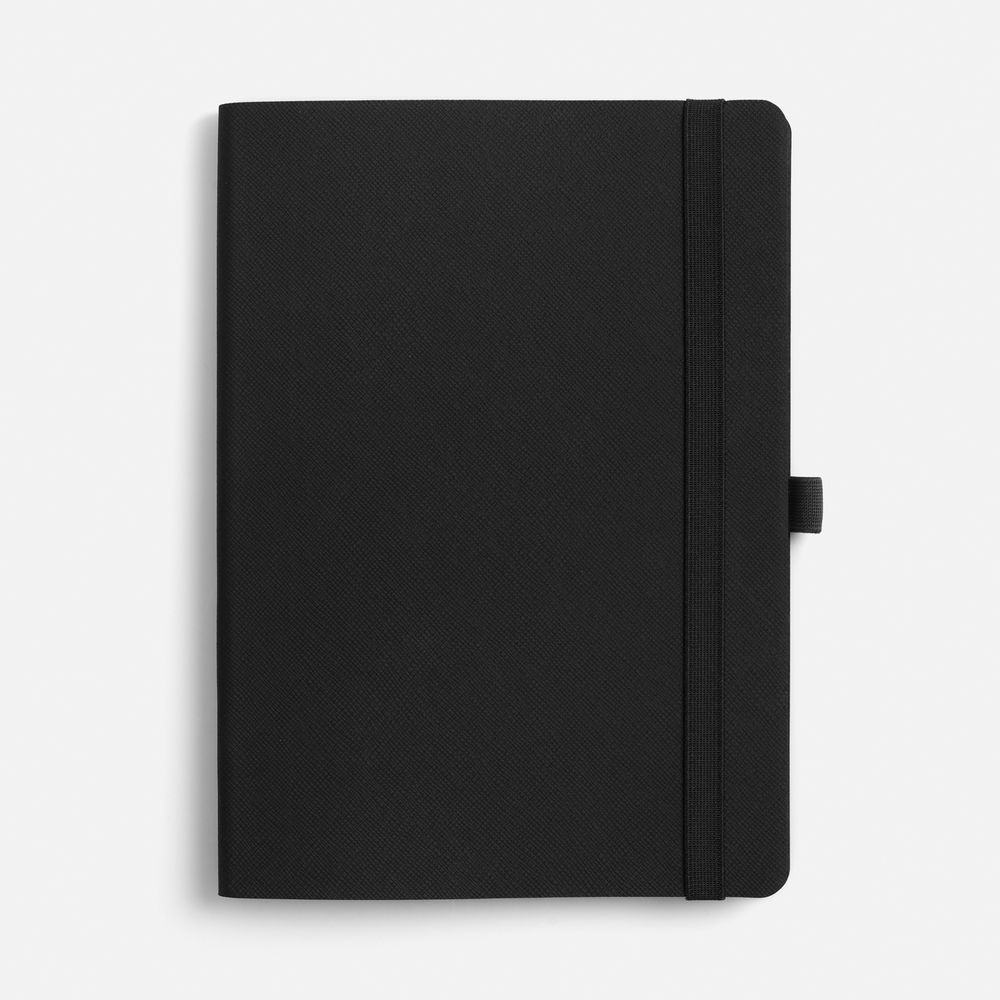 Ежедневник Peel Flex, недатированный, черный