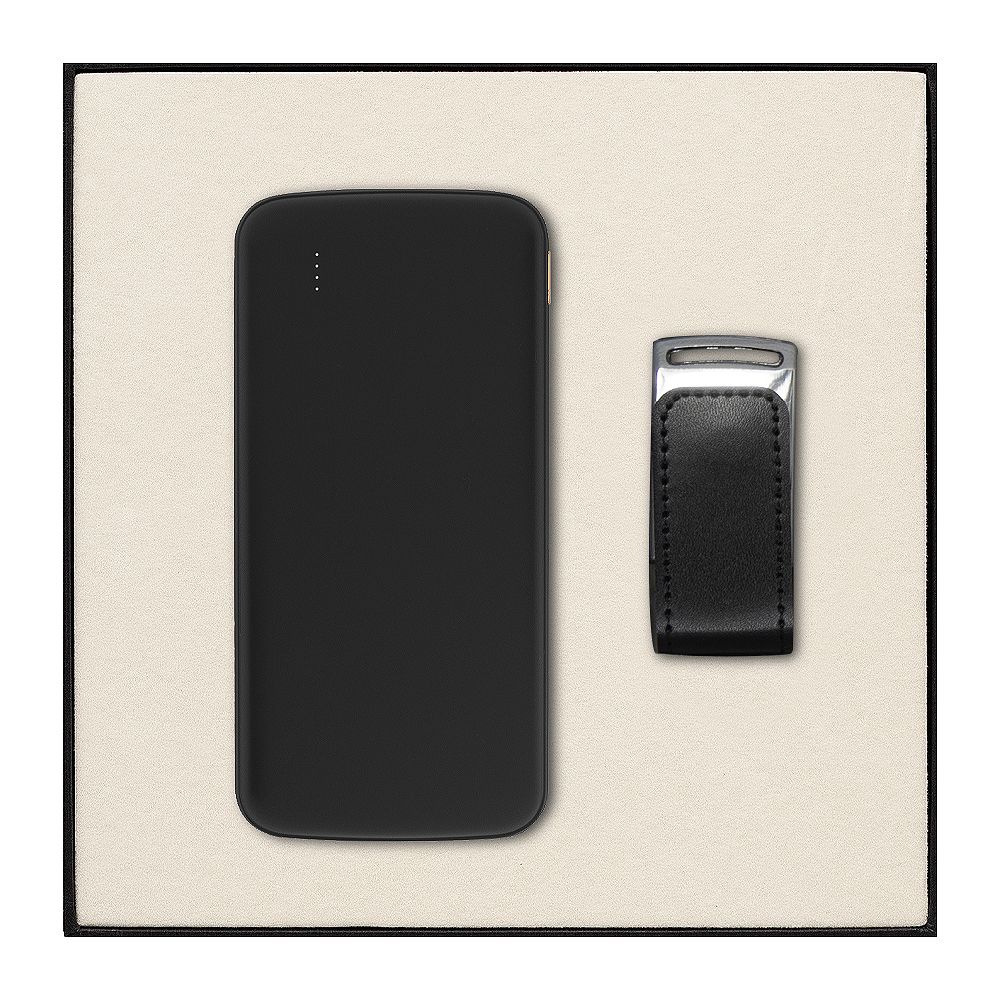 Набор подарочный Solution Superior Duo (внешний аккумулятор «Universal», Флеш накопитель Shine 32GB )
