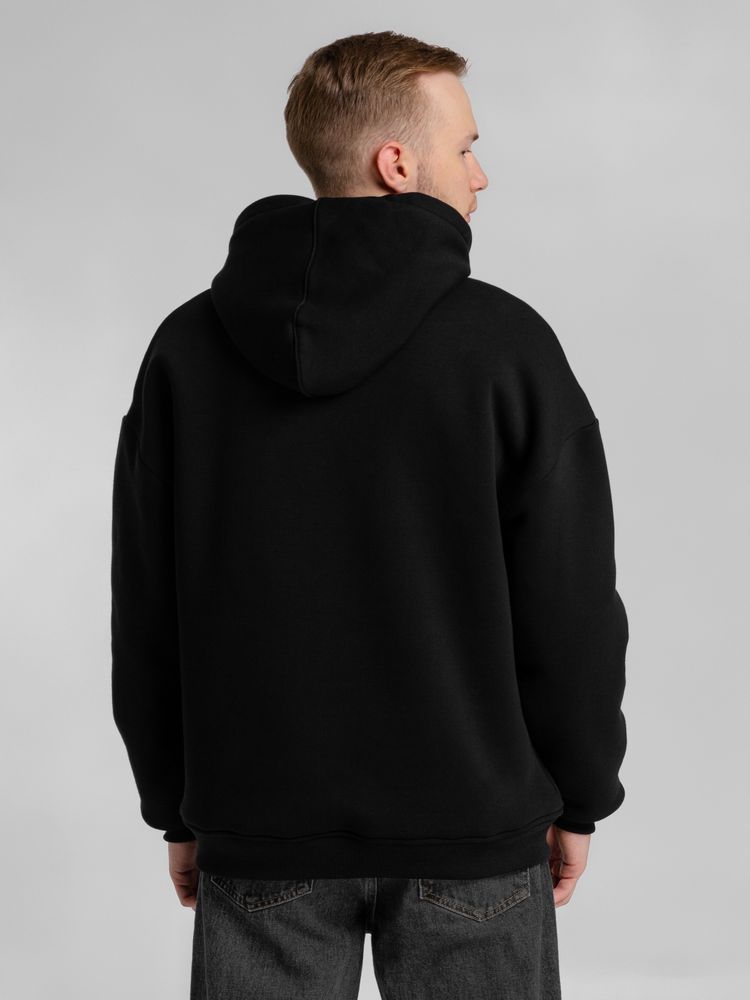 Худи Furry Oversize, черное, размер M/L