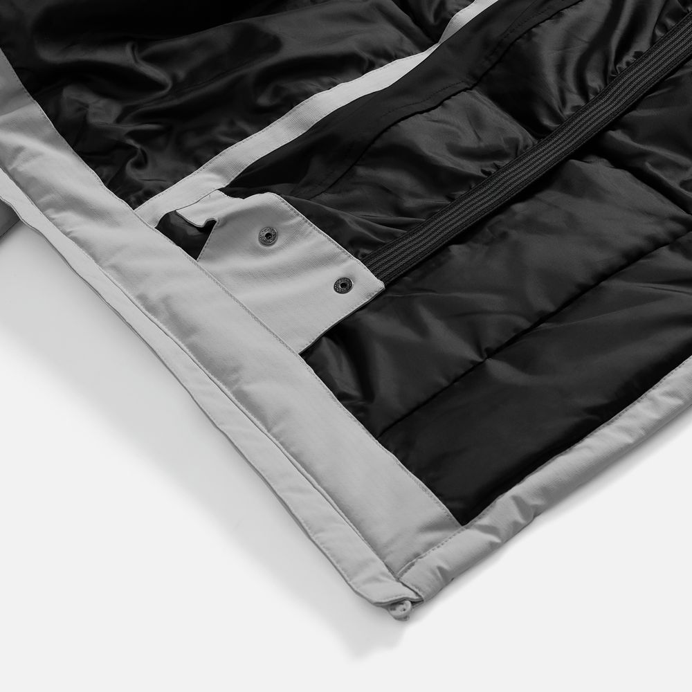 Куртка-парка унисекс Sfera, светло-серая, размер S