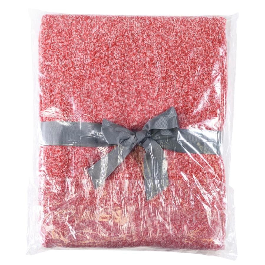 Плед "Yelix", флис 280 гр/м2, размер 120*160 см, цвет красный меланж