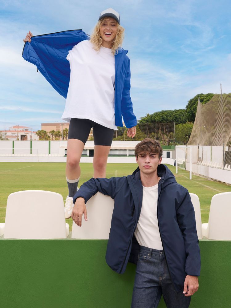 Куртка софтшелл с капюшоном мужская Falcon Men, ярко-синяя (royal), размер S