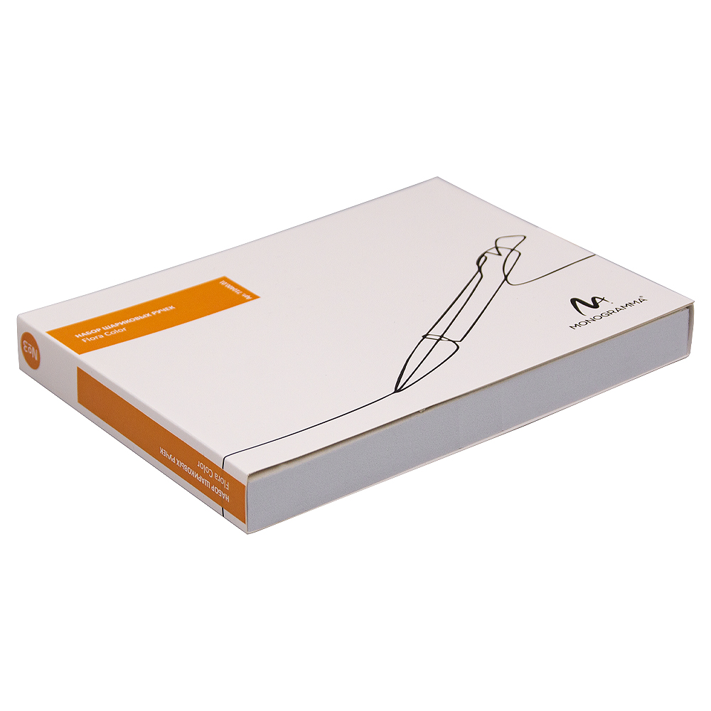 Набор шариковых ручек Print Sample №3 Flora Сolor (9 штук) в футляре