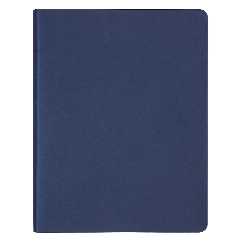 Еженедельник Urban Soft Touch Latte  A4, темно-синий, недатированный
