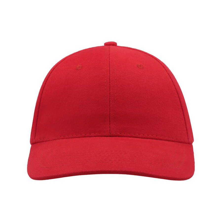Бейсболка "LIBERTY SIX BUCKLE", 6 клиньев, металлическая застежка, красный, 100% хлопок, 250 г/м2