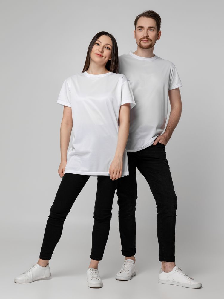 Футболка унисекс для сублимации Paint Tee, белая, размер 46