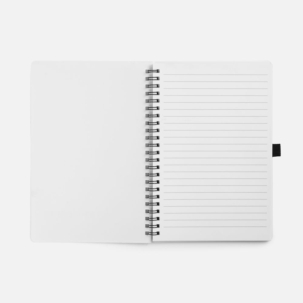 Блокнот на пружине Stone Line, белый
