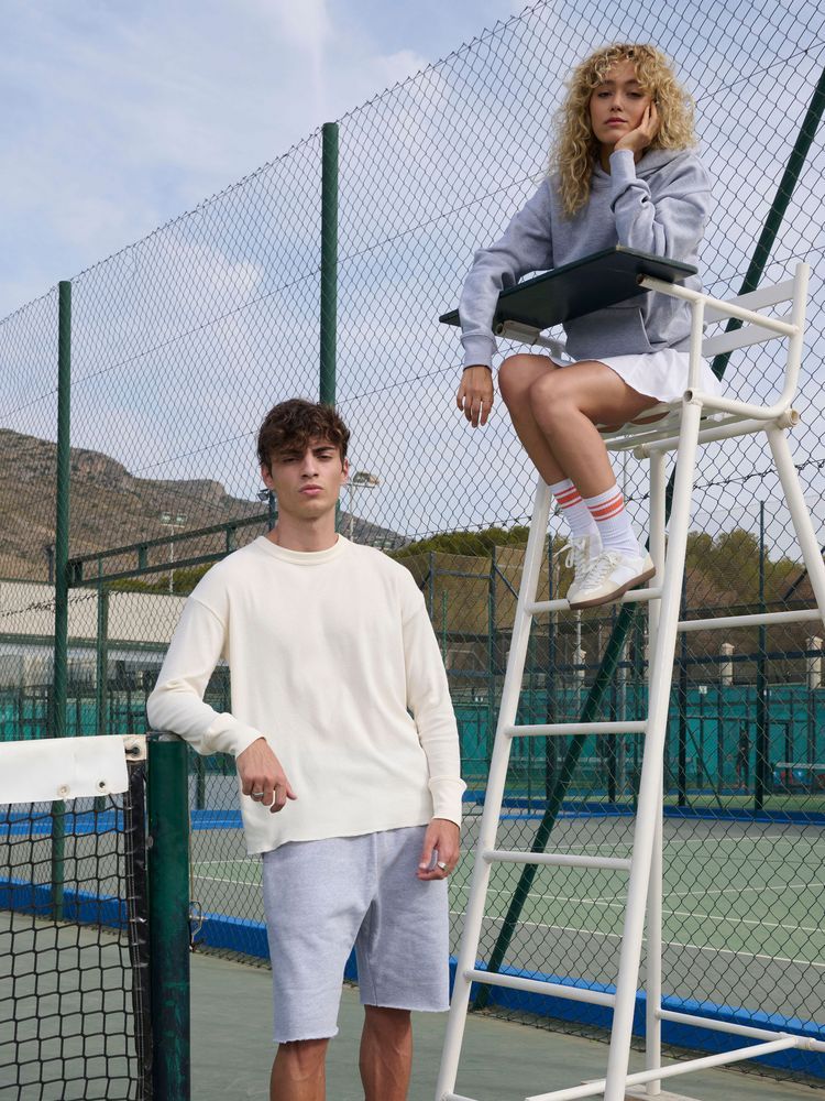 Футболка с длинным рукавом Thermal T, бежевая (неокрашенная), размер S