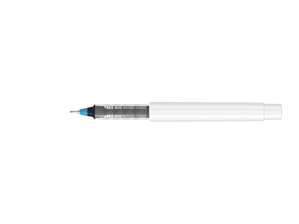 Капиллярная ручка в корпусе из переработанного материала rPET "RECYCLED PET PEN PRO FL», белый с голубым
