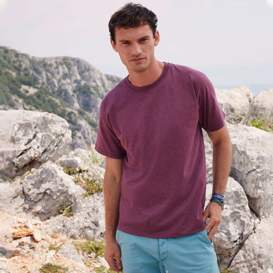 Футболка мужская VALUEWEIGHT T 165, натуральный_S, 100% хлопок