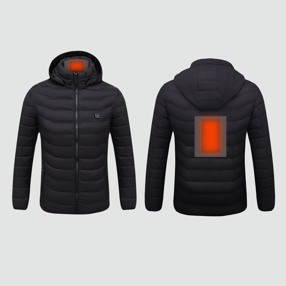 Куртка с подогревом Thermalli Chamonix черная, размер S