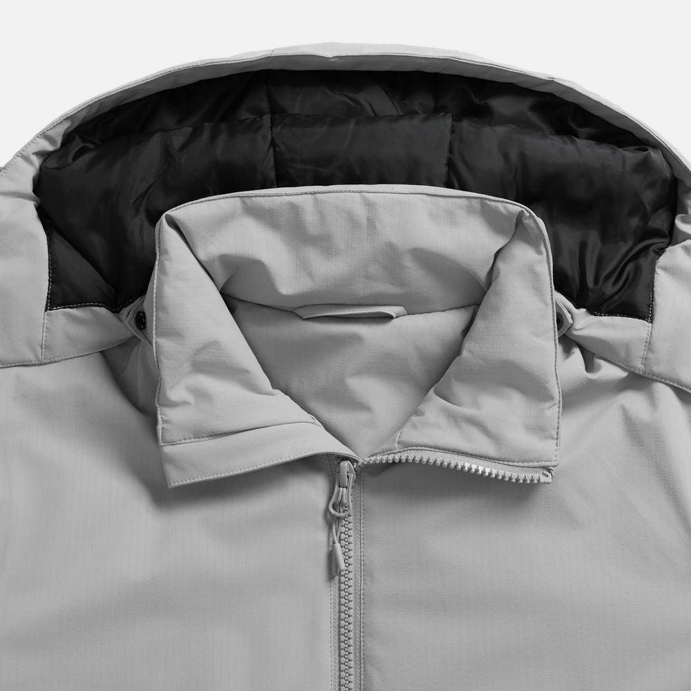 Куртка-парка унисекс Sfera, светло-серая, размер S