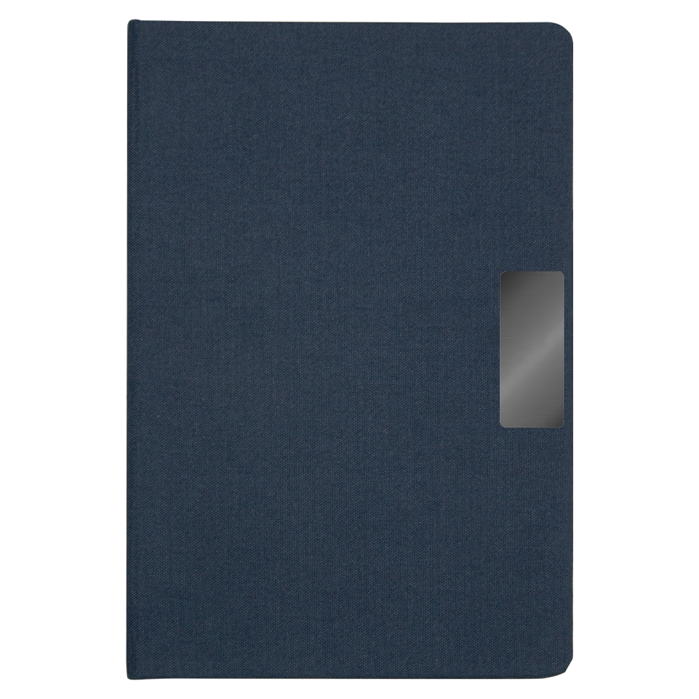 Блокнот Forest Alfa Libra Fabrique А5 с металлическим декоративным элементом, недатированный, в твердой обложке