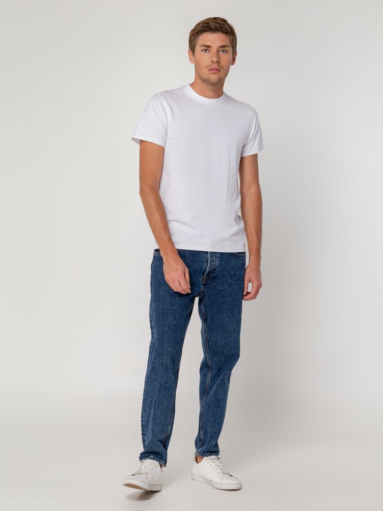 Футболка мужская T-bolka Stretch, белая, размер S