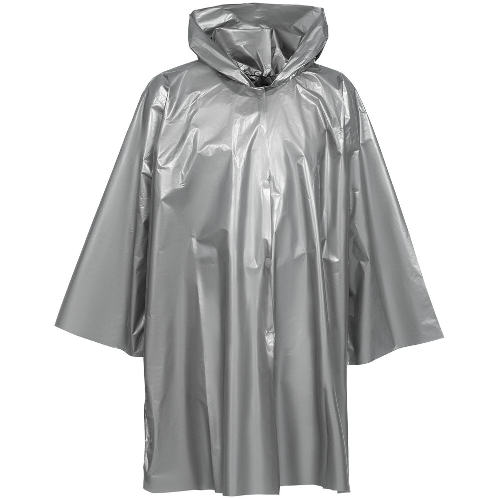 Дождевик-плащ CloudTime, серебристый Дождевик-плащ CloudTime, серебристый