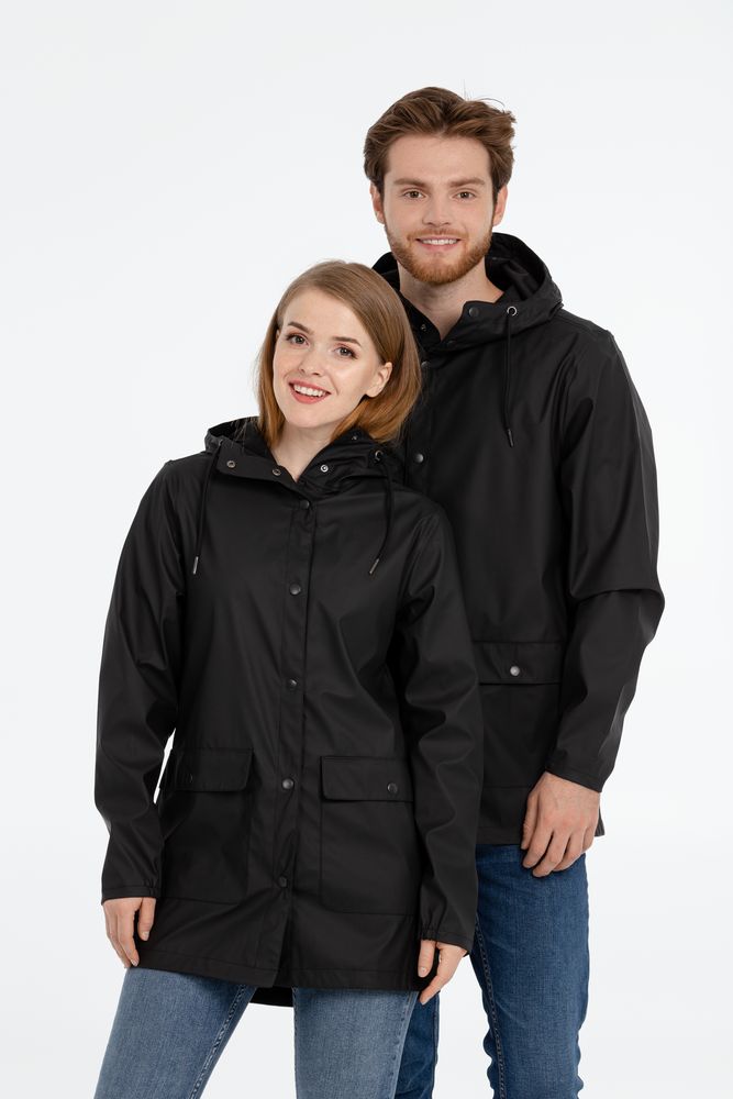 Дождевик мужской Squall черный, размер S Дождевик мужской Squall черный, размер S