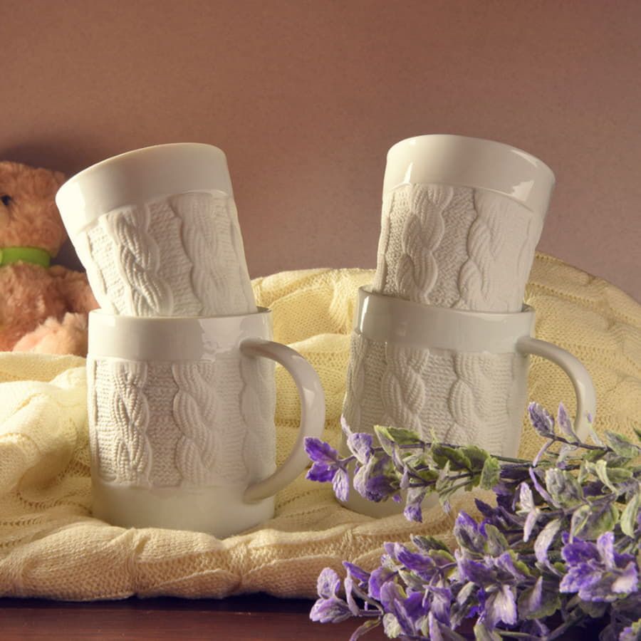 Кружка "Sweater",400мл, D=9см, фарфор;