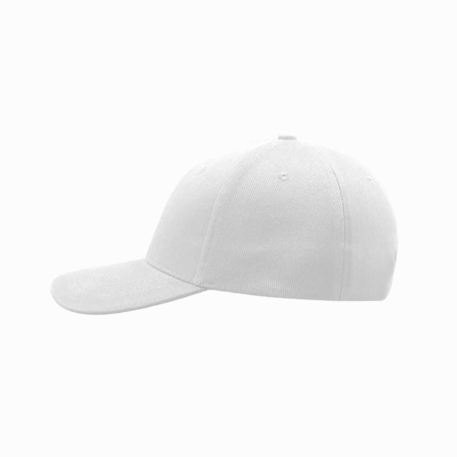 Бейсболка "LIBERTY SIX BUCKLE", 6 клиньев, металлическая застежка, белый, 100% хлопок, 250 г/м2