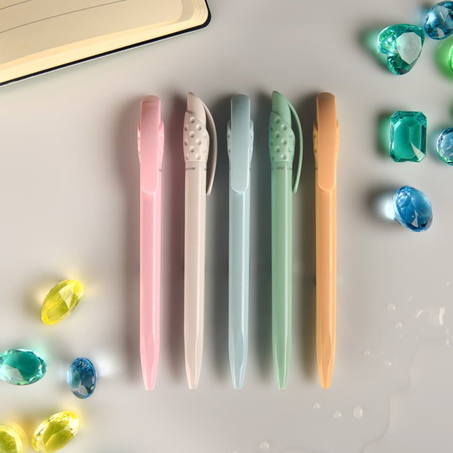 GOLF SAFE TOUCH, ручка шариковая, светло-голубой, антибактериальный пластик