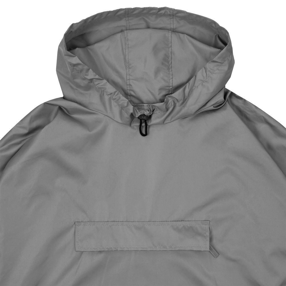 Дождевик-анорак Hard Work, серый, единый размер Дождевик-анорак Hard Work, серый, единый размер