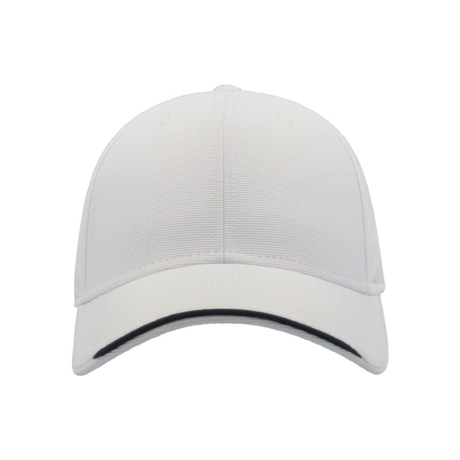 Бейсболка "ESTORIL-S", 6 клиньев, застежка на липучке; белый; 100% полиэстер,  170 г/м2