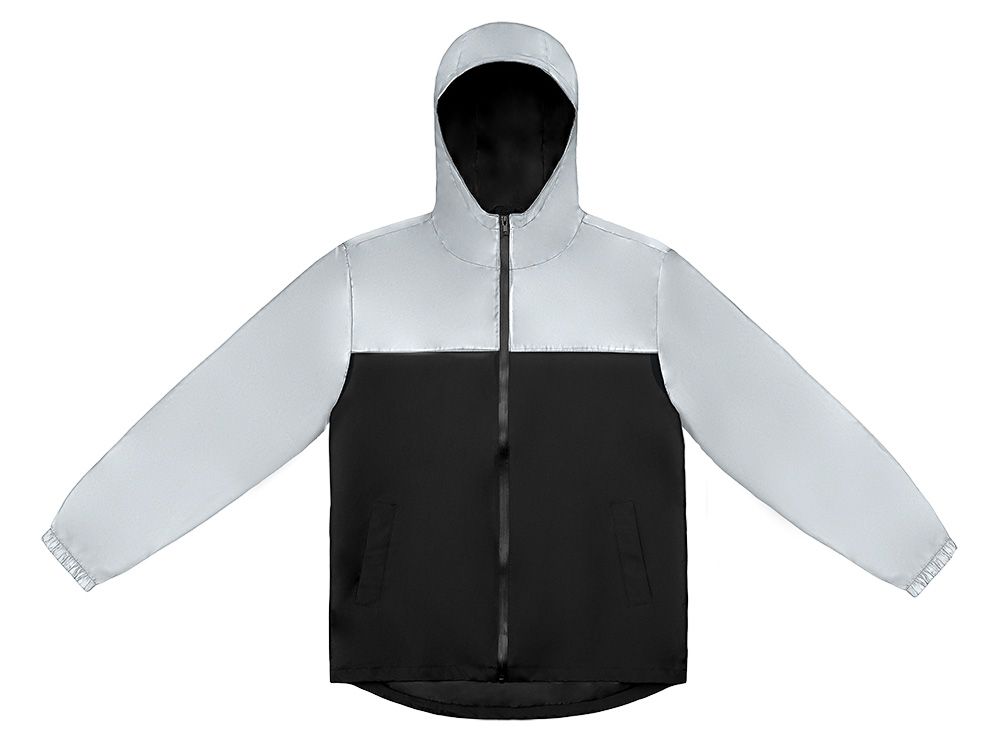 Ветровка светоотражающая «Рефлектор гибрид», светоотражающий/черный