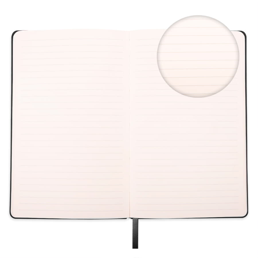 Бизнес-блокнот "Funky", 130*210 мм, голубой,  зеленый форзац, мягкая обложка, блок-линейка