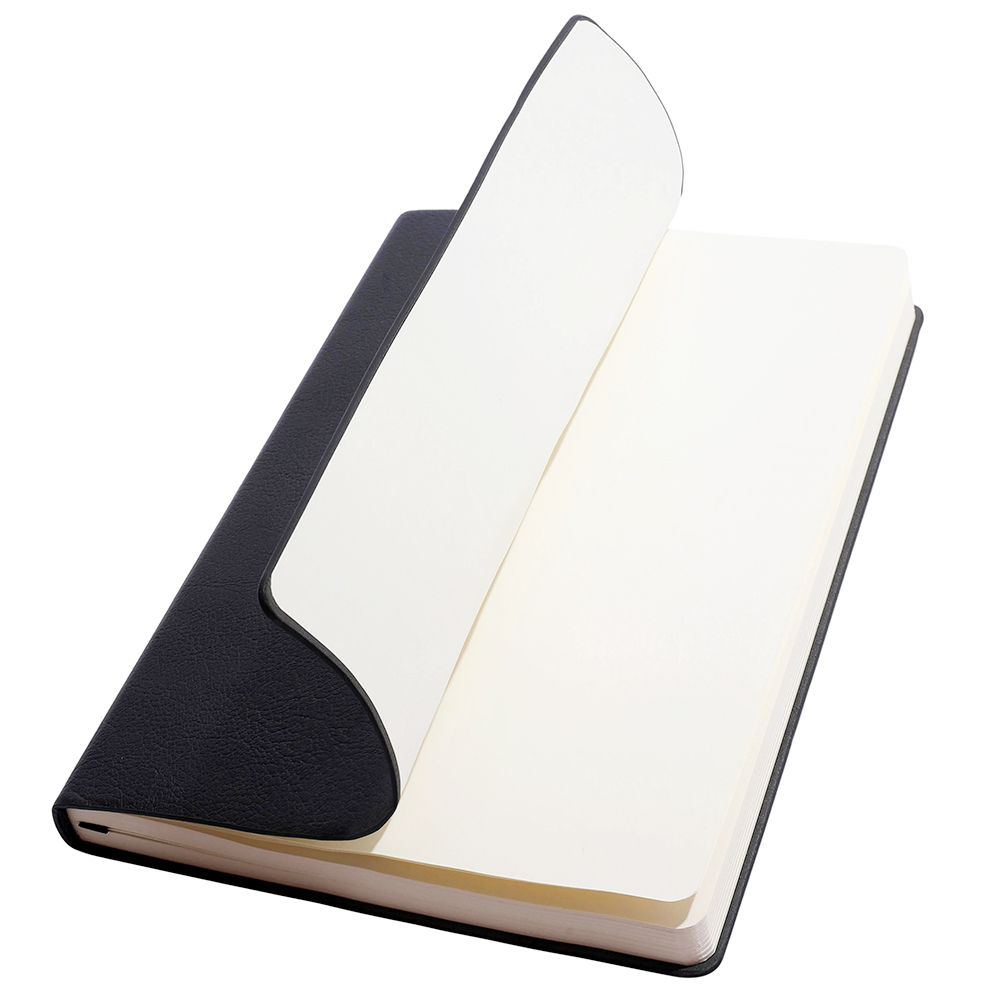 Ежедневник A5 недатированный Franco в мягком переплёте, черный