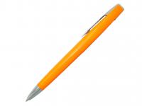 Ручка шариковая, пластик, оранжевый/серебро