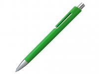 Ручка шариковая, пластик, зеленый/серебро арт. M201031-B	