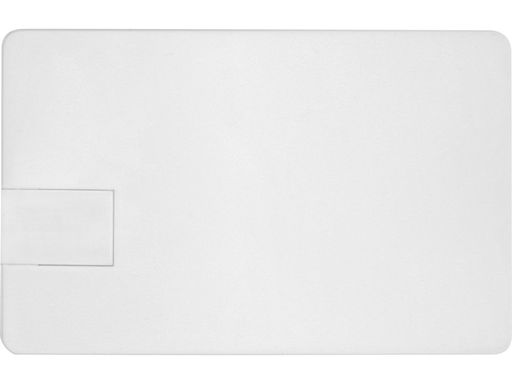 Флеш-карта USB 2.0 16 Gb в виде пластиковой карты "Card", белый