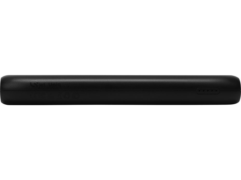 Портативное беспроводное зарядное устройство с док-станцией "Uniq", 10000 mah, черный