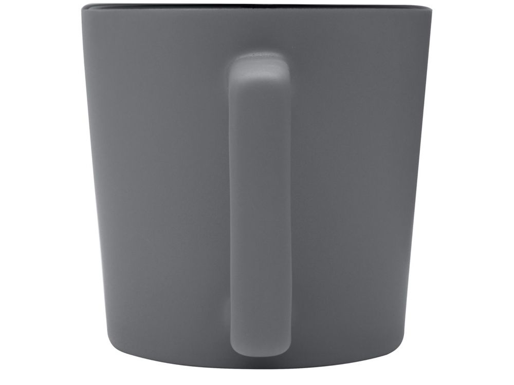 Cali Керамическая кружка объемом 370 мл с матовой отделкой - сплошной черный / Matted Grey