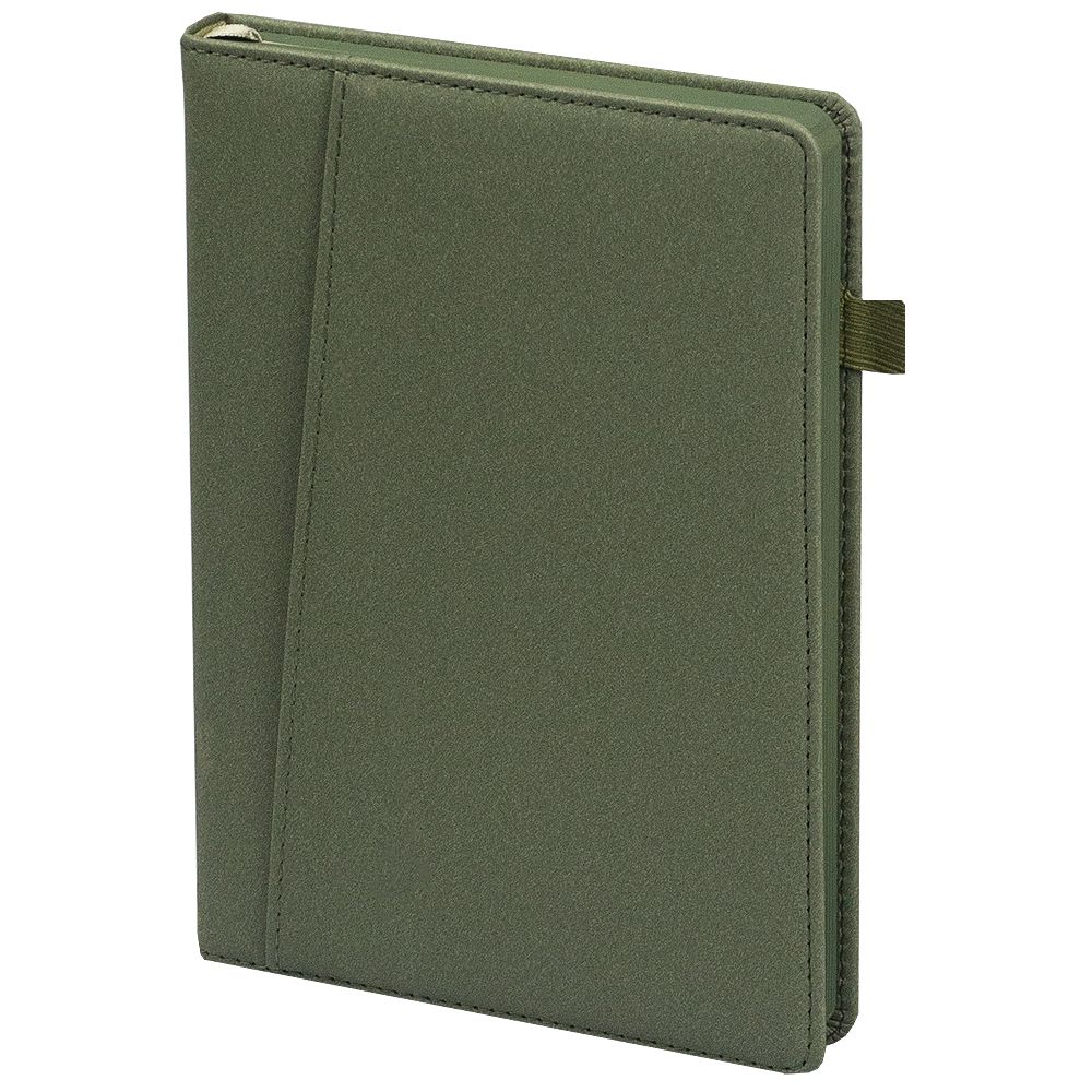 Ежедневник Smart Napoli Fusion А5, оливковый, недатированный