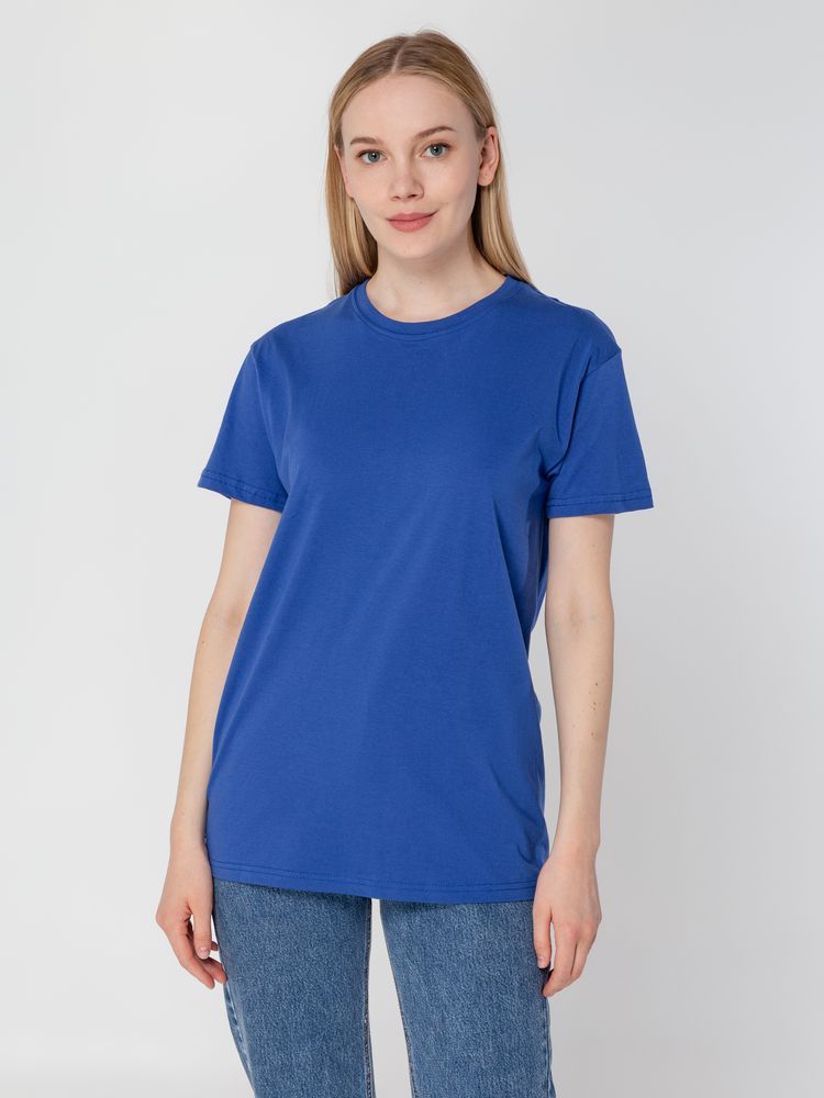 Футболка унисекс T-Bolka 160, ярко-синяя, размер XS