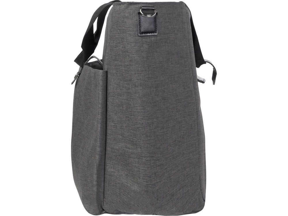 Сумка-холодильник Fabrizio со штопором, серый/черный