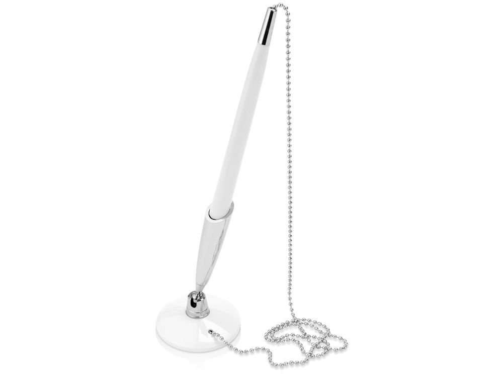 Ручка пластиковая шариковая на подставке «Холд»