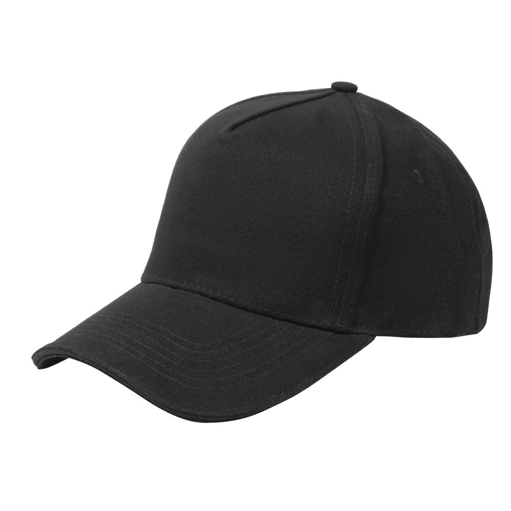 Кепка 5-панельная Oxford 300, c черным сендвичем