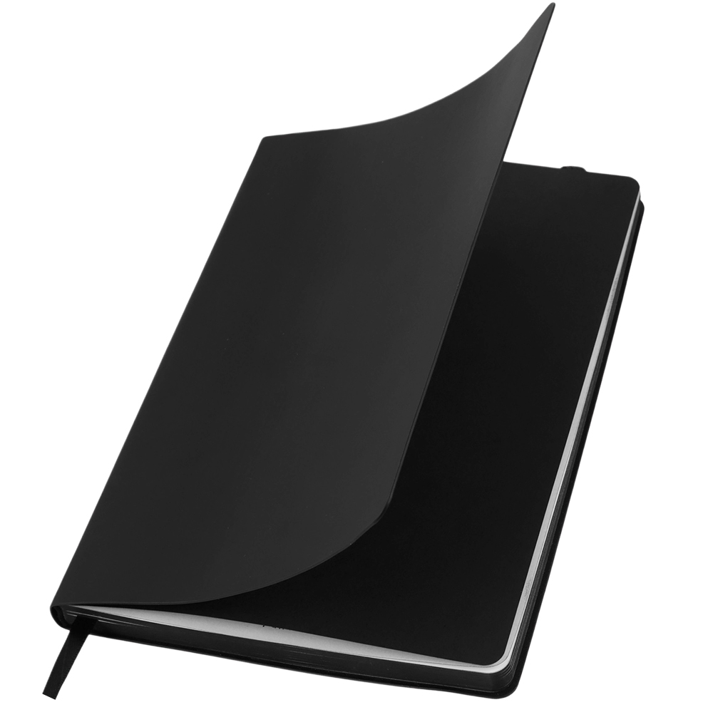 Ежедневник A5 недатированный Dante в мягком переплёте софт-тач, чёрный