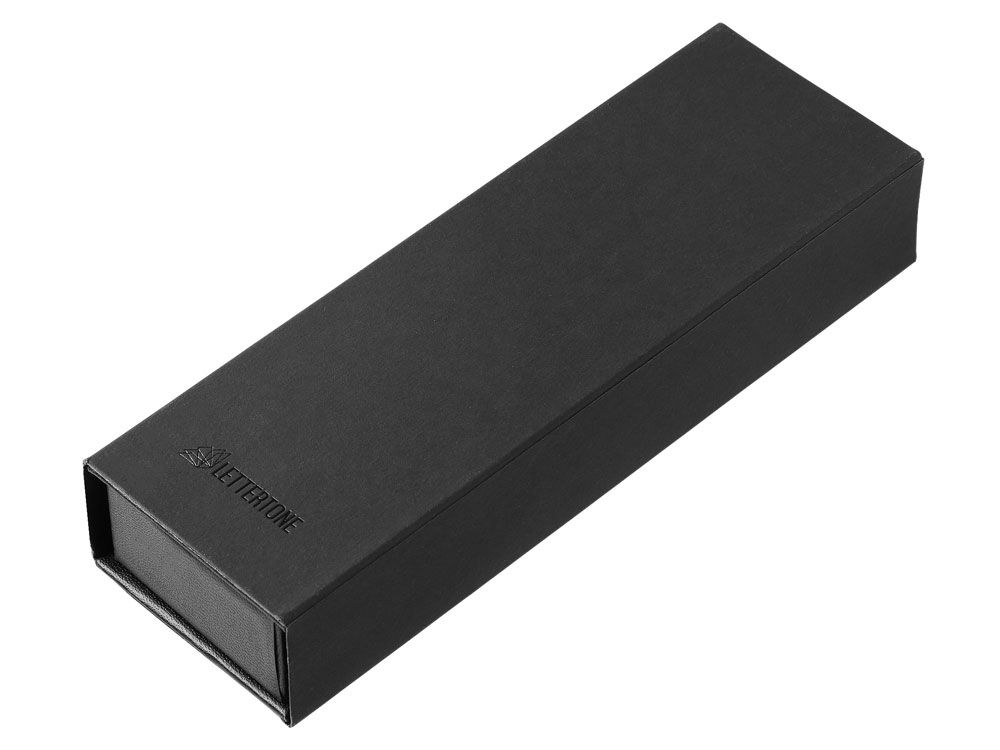 Подарочный набор из 2-х ручек "Black Lama" soft-touch, черный