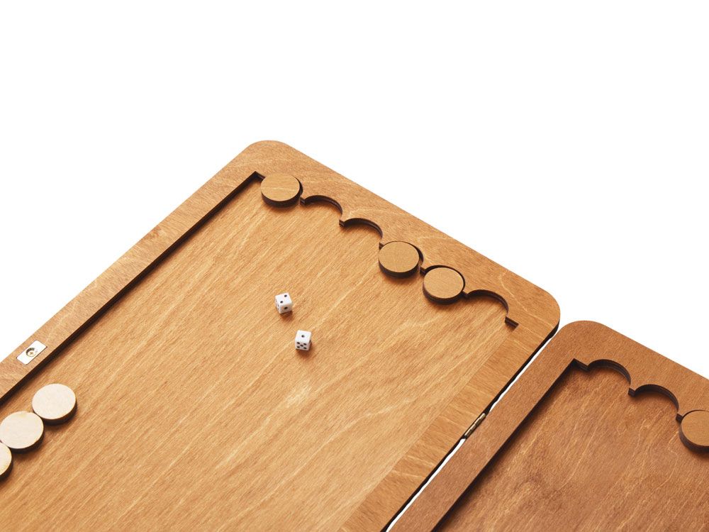 Деревянные нарды "Moves"