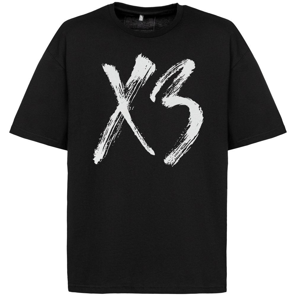 Футболка оверсайз «ХЗ», черная, размер XS/S