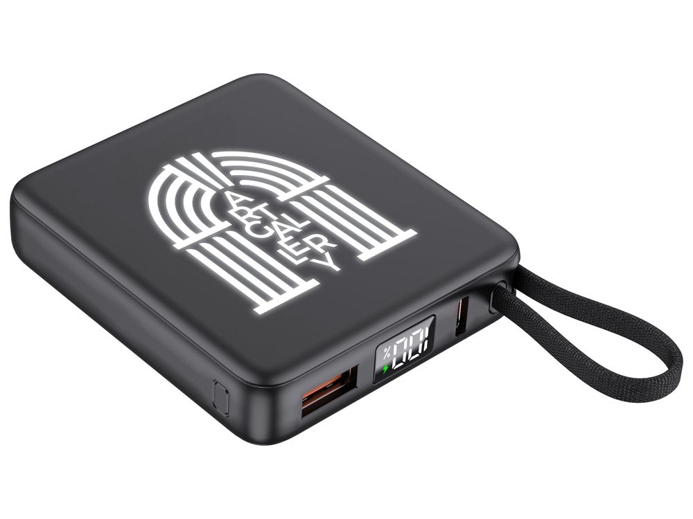 Внешний аккумулятор с подсветкой лого «Nex», 5000 мАч