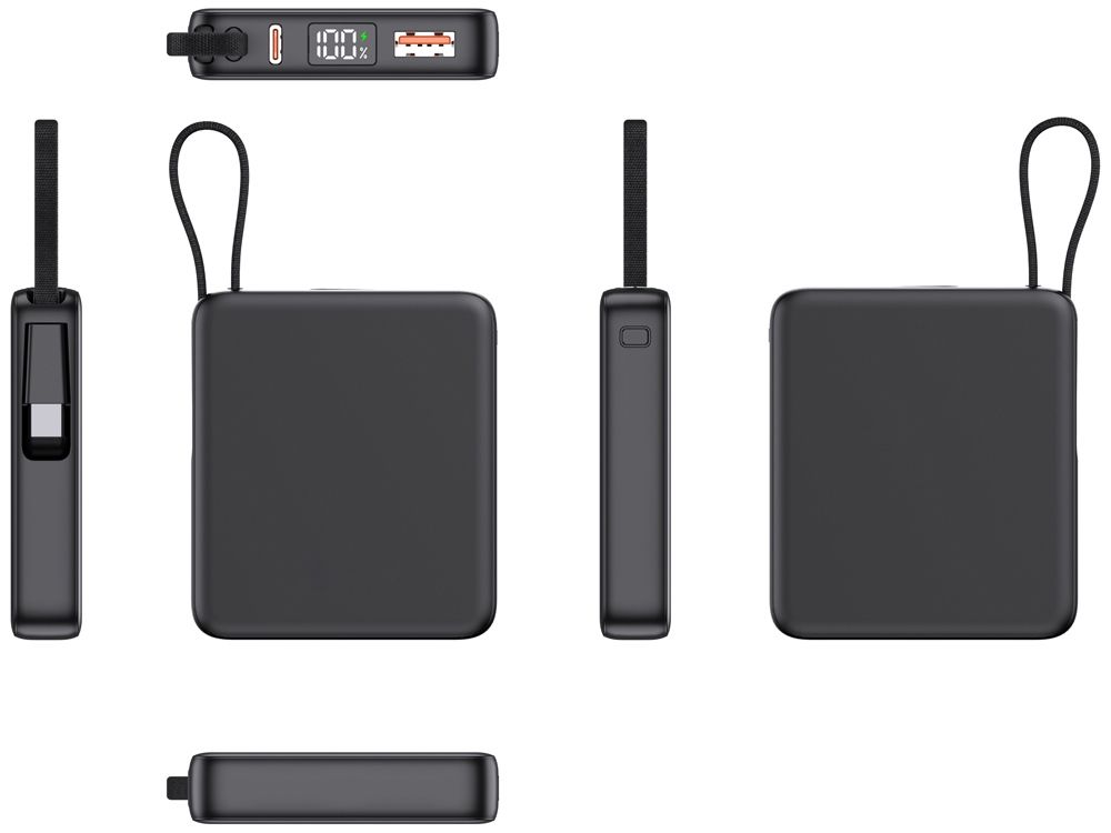 Внешний аккумулятор с подсветкой лого «Nex», 5000 мАч