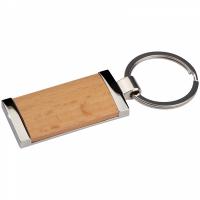 Брелок для ключей с деревянным элементом