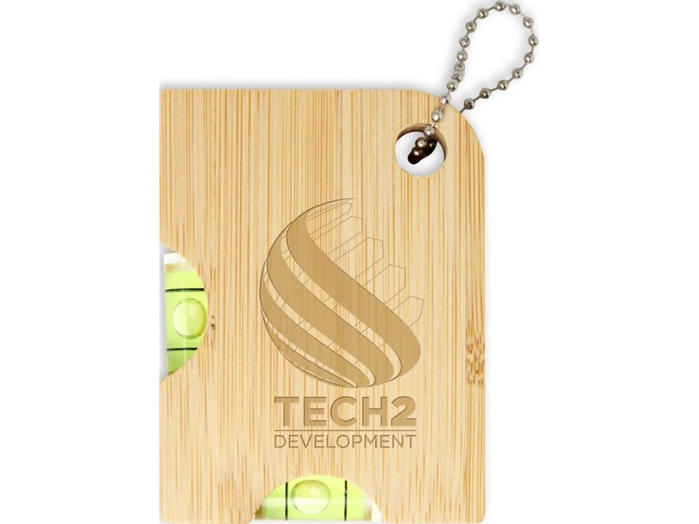 Бамбуковая открывалка «Levo» с уровнем