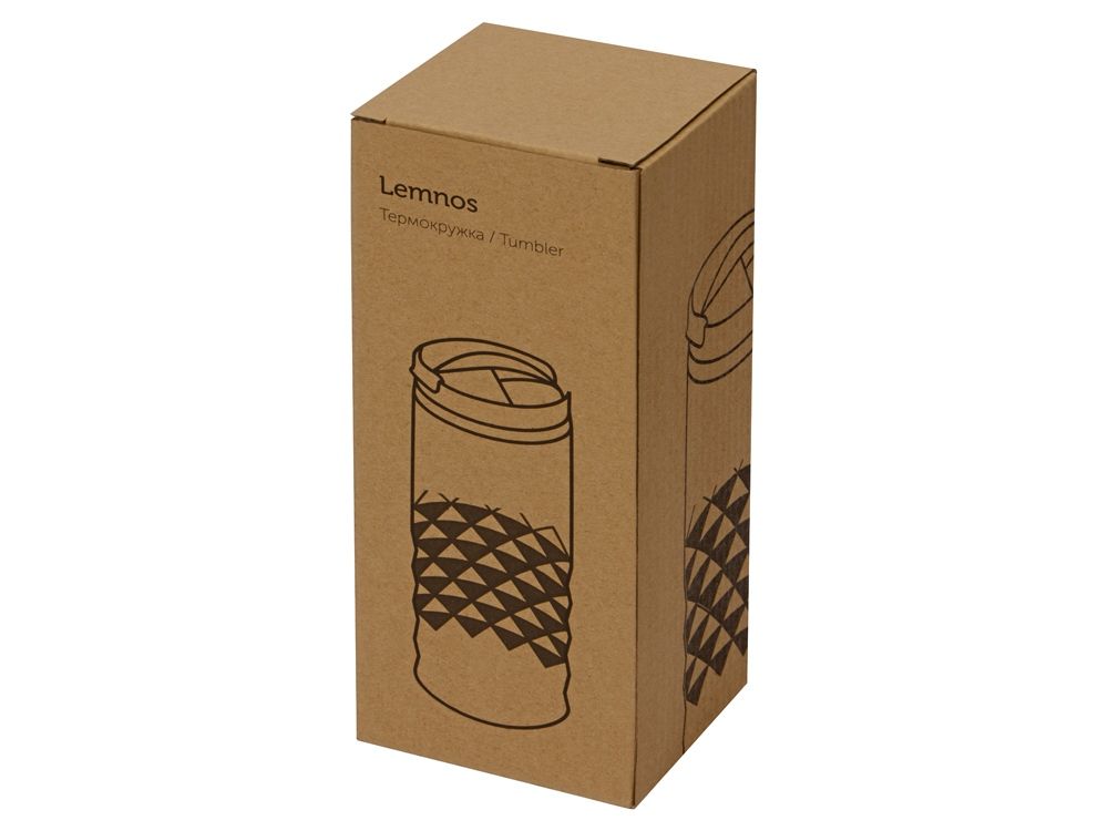 Термокружка "Lemnos" 350 мл, черный