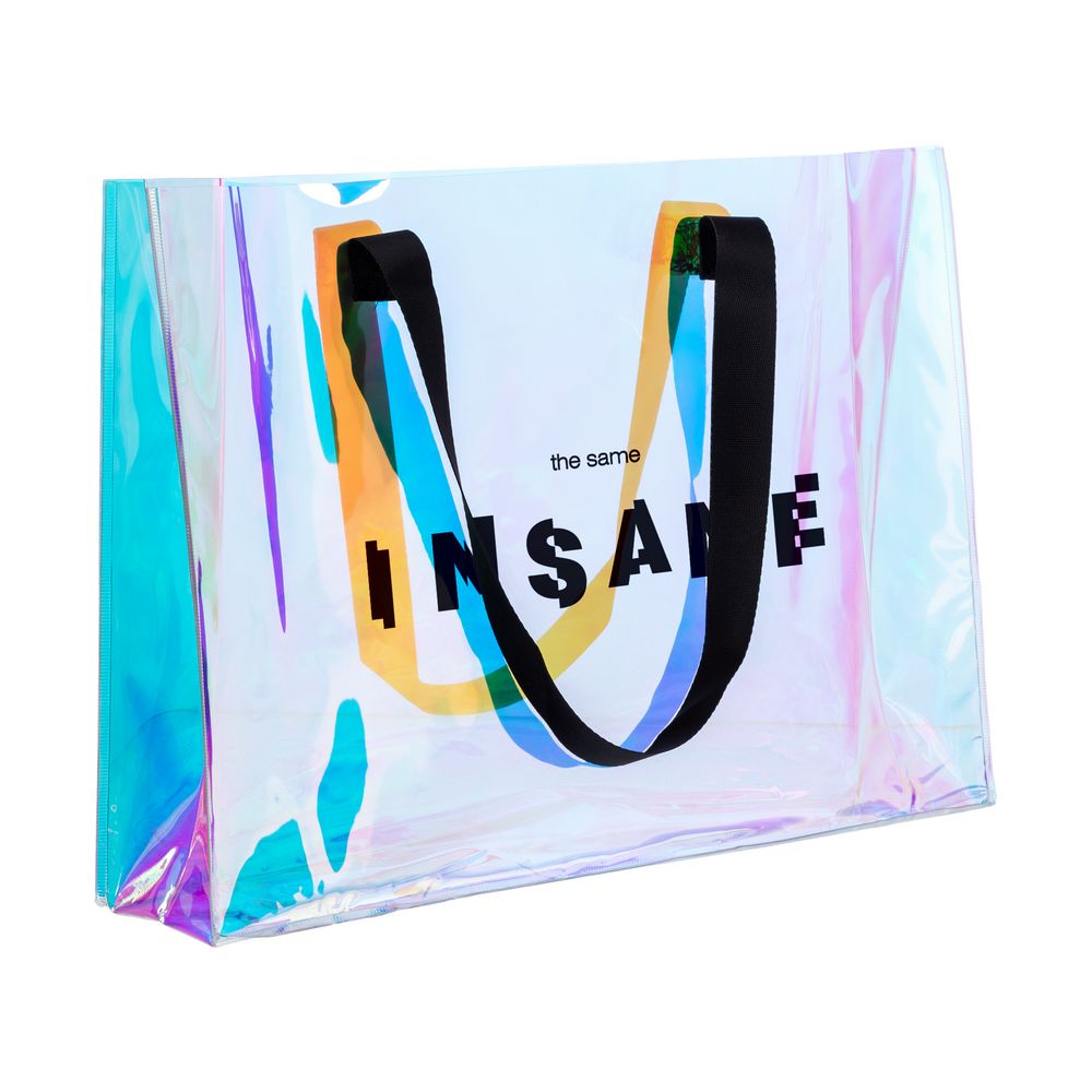 Сумка для покупок Same Insane, полупрозрачная Сумка для покупок Same Insane, полупрозрачная