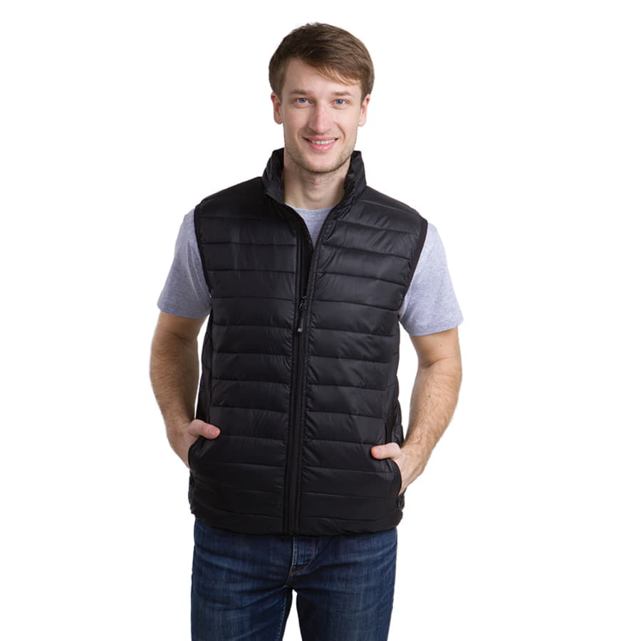 Жилет мужской "BREST", темно-синий_ S, 100% нейлон, 20D;  подкладка: 100% полиэстер, 300Т