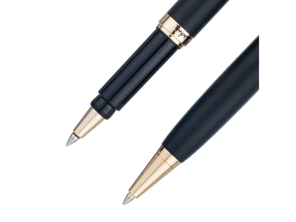 Набор Pierre Cardin PEN&PEN: ручка шариковая + роллер. Цвет - черный. Упаковка Е.